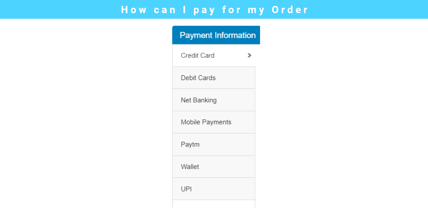 payment option